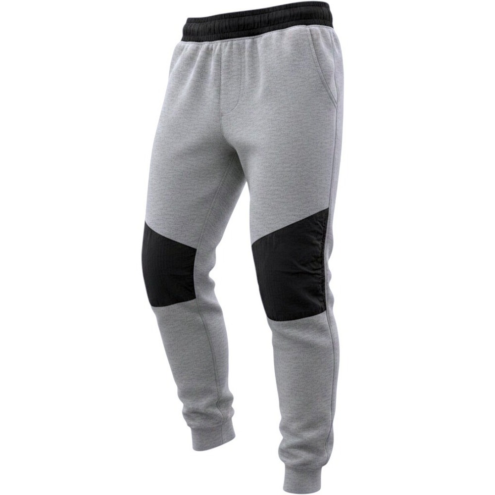 Aeropostale ~ Aero MVMNT Tech Fleece Knee Panel Joggers ~ Gray/Black~Size Small